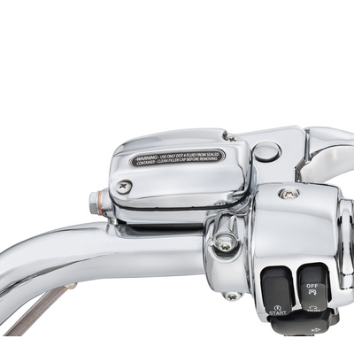 Chrome Clutch Bracket and Master Cylinder Reservoir Kit