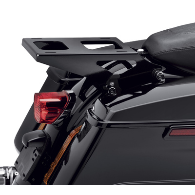 H-D Detachables Two-Up Tour-Pak Mounting Rack - Gloss Black