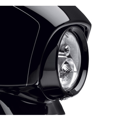 HEADLAMP BEZEL, BLACK