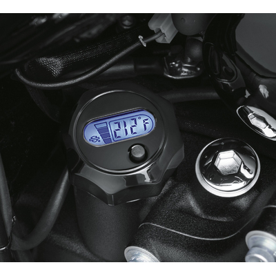 Oil Level and Temperature Dipstick with Lighted LCD Readout