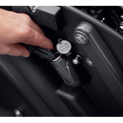 Saddlebag-Mount Auxiliary Power Port