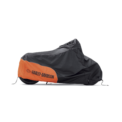 Indoor/Outdoor Motorcycle Cover For XG/XL/XR Models - Orange/Black - Small