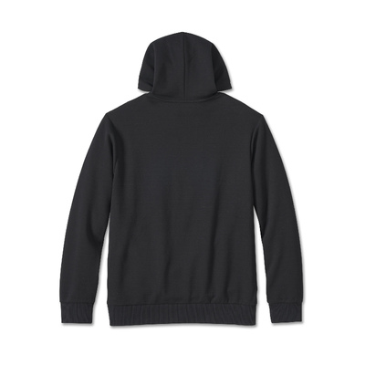 Mens Bar &amp; Shield Tech Hoodie - Black Beauty