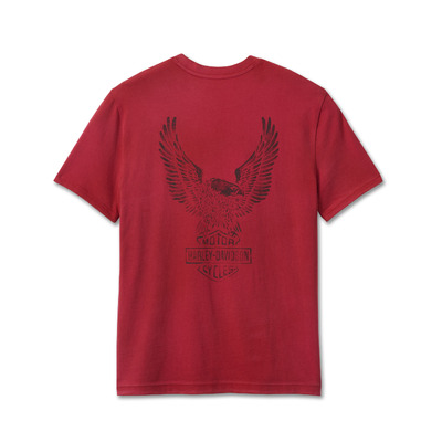 Mens Eagle Tee - Chili Pepper