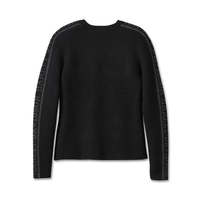 Womens Viper Crewneck Sweater - Black Beauty