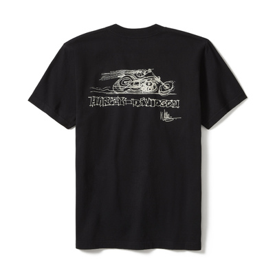 Fast Willie Short Sleeve Tee - True Black