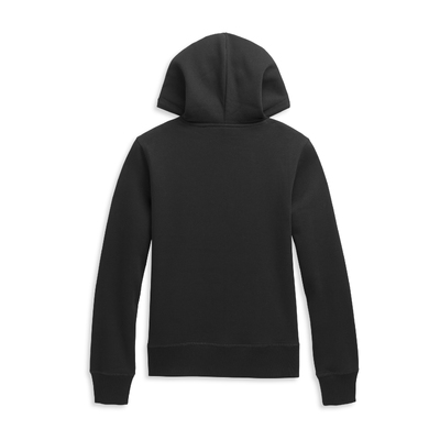 Womens No.1 Circle Graphic Pullover Hoodie - Black Beauty