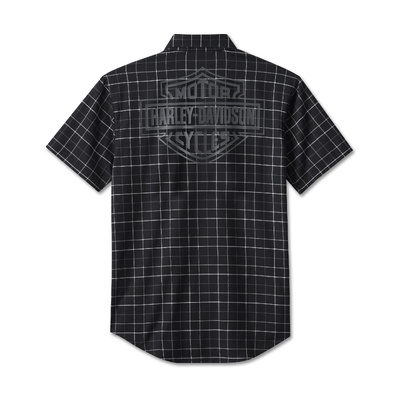 Harley-Davidson Bar &amp; Shield Short Sleeve Mens Shirt - Harley Black