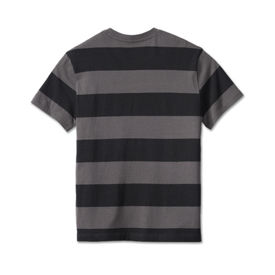 Mens Racing Striped Tee - Black Beauty Stripe