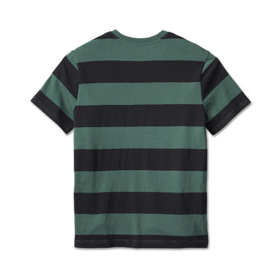 Mens Racing Striped Tee - Green Stripe