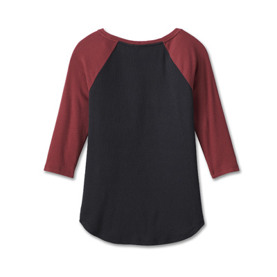 Womens 120th Anniversary Speedbird Diamond Knit Top - Colorblocked - Black Beauty