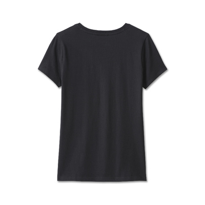 Womens 120th Anniversary United V-Neck Tee - Black Beauty