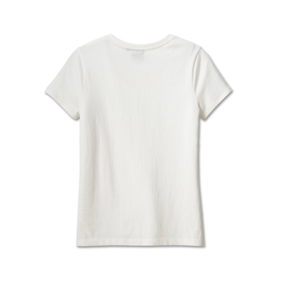 Womens 120th Anniversary United V-Neck Tee - Cloud Dancer