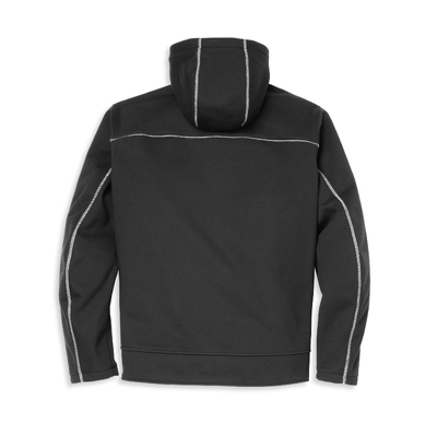 Mens Deflector Hooded Riding Fleece - Black