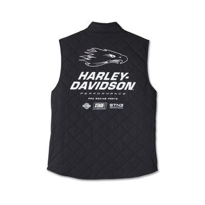 Harley-Davidson Mens Screamin Eagle Vest - Black Beauty - Black Beauty