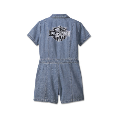 Womens Hero Denim Jumpsuit - Medium Indigo