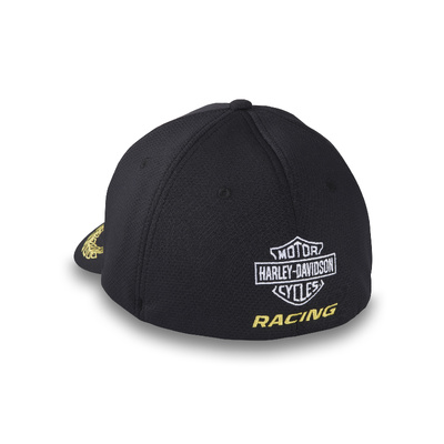 Harley-Davidson Start Your Engines Stretch-Fit Baseball Cap - Harley Black