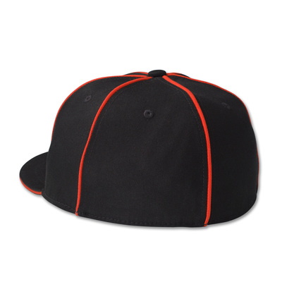 Bar &amp; Shield Fitted Hat - Black
