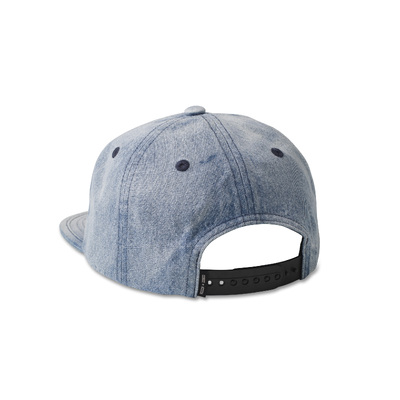 Staple Denim Low Profile Snapback Cap - Denim Blue - OSFM