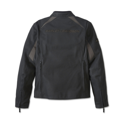 Harley-Davidson Mens Paradigm Triple Vent System 2.0 Leather Jacket - Black Beauty - Black Beauty