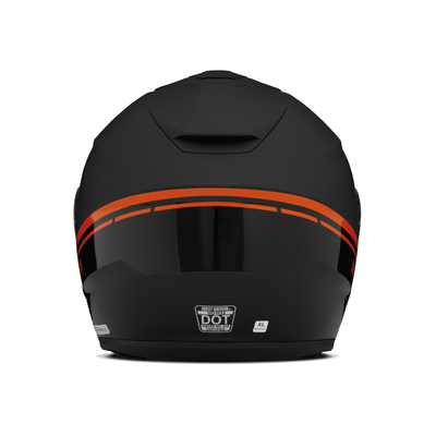 Maywood II Sun Shield H33 3/4 Helmet - Gloss Black/Matte Black