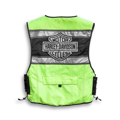 Harley-Davidson Mens Hi-Vis Vest - Hi-Vis Yellow