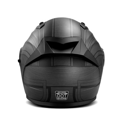 Metallic Graphic Sun Shield M05 Full-Face Helmet - Matte Black - L