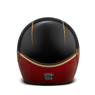 The Shovel B01 3/4 Helmet - Red &amp; Black