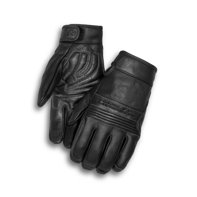 Harley-Davidson Mens Tailgater Full-Finger Gloves - Black