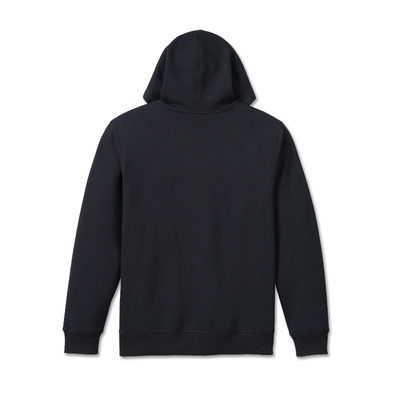 Mens Iron Bond Zip-Up Hoodie - Black Beauty