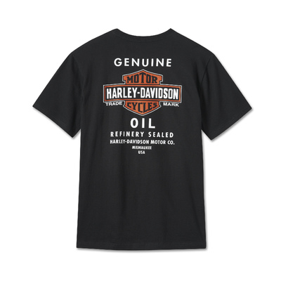 Mens Oil Can Tee - Black Beauty