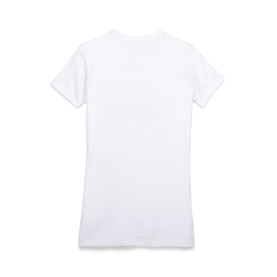 Womens Bar &amp; Shield Graphic Tee - White