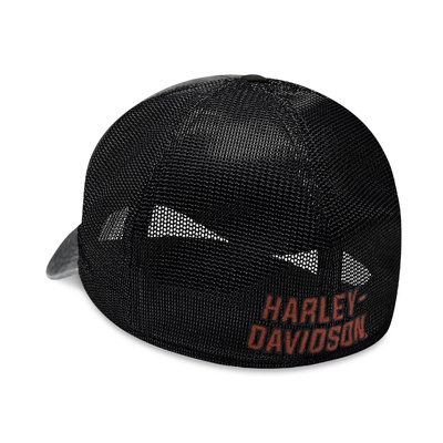 Harley-Davidson Washed Colorblock Fitted 39THIRTY Cap - Black