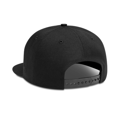 CAP-BB,WOVEN,BLACK