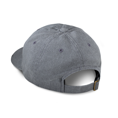 CAP-LOGO,FRAYED,GRY