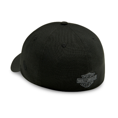 Mens Embroidered Graphic  39THIRTY Cap - Black