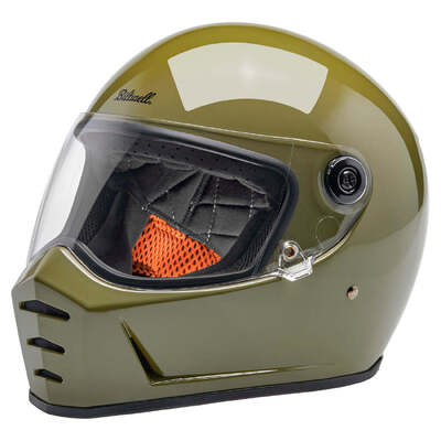 Biltwell Lane Splitter ECE R22.06 Helmet - Gloss Olive Green