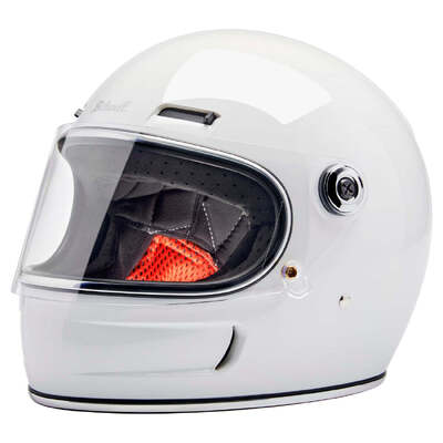 Biltwell Gringo SV ECE R22.06 Helmet - Gloss White