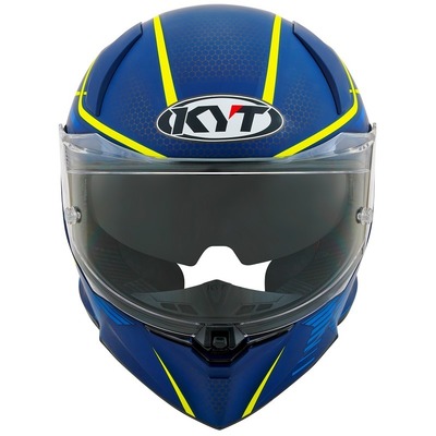 KYT R2R Concept Helmet - Matte Blue/Yellow