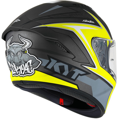 KYT NF-R Mindset Helmet - Matte Athracite/Yellow