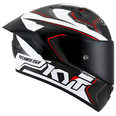 KYT NZ Race Competition Helmet - White/Carbon