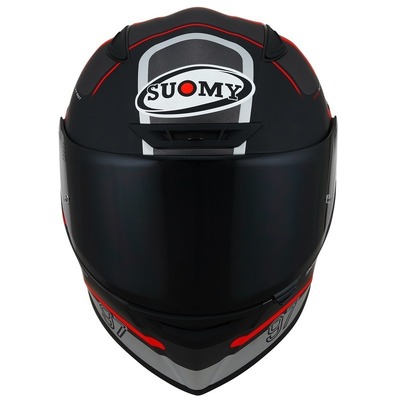 Suomy Track-1 97 ECE 22.06 Helmet - Gunmetal/Red