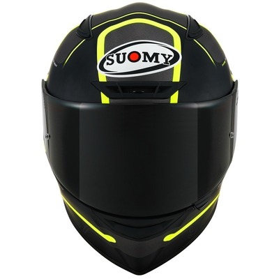 Suomy Track-1 97 ECE 22.06 Helmet - Gunmetal/Yellow