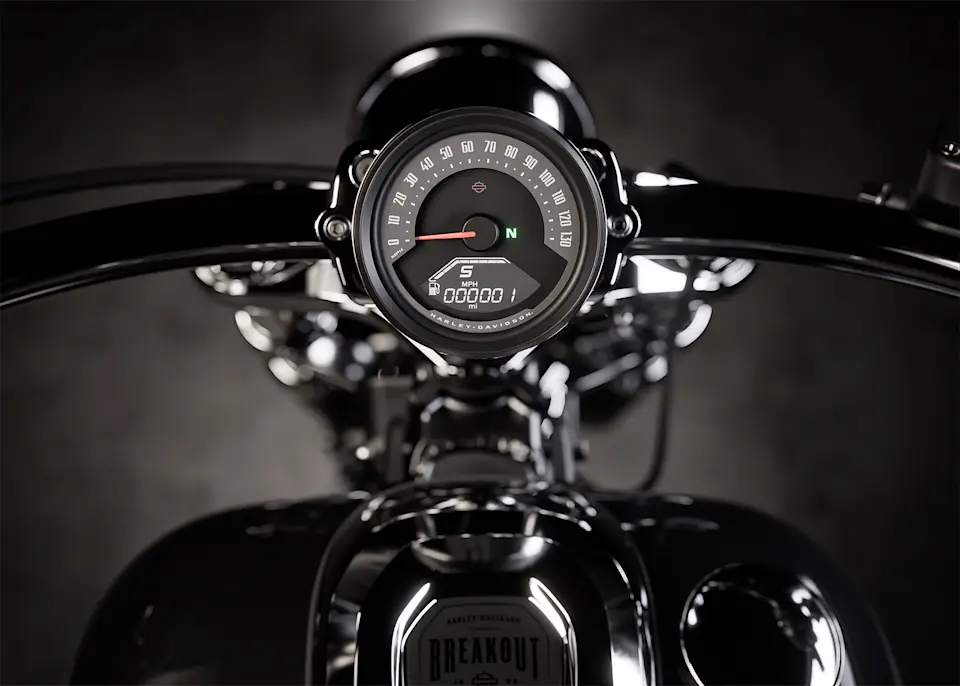 2025 Breakout Motorcycle Analog Display