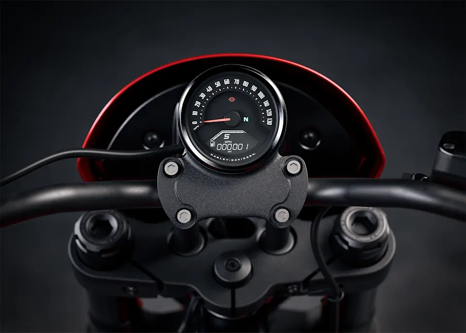 2025 Low Rider S motorcycle analog display