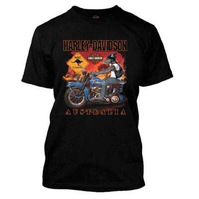 Mens Roo Rider Tee - Black