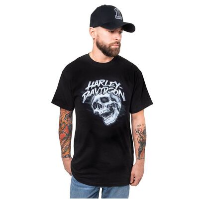 Mens Skull Blend Tee - Black