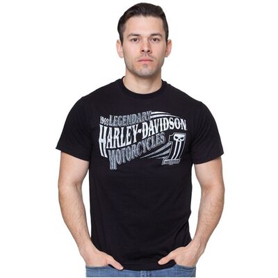 Mens Dark Wave Tee - Black