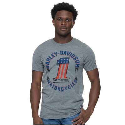 Mens One Streak Tee - Grey