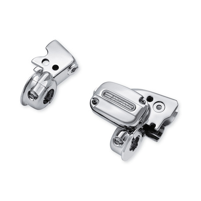 Chrome Clutch Bracket and Master Cylinder Reservoir Kit